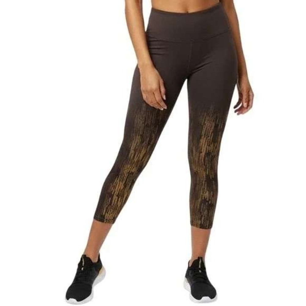 JoyLab Leggings M Chocolate Brown High Rise 7/8 Athleisure Sculpting Modern